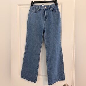 Stylish Blue Wide Leg Women's Jeans